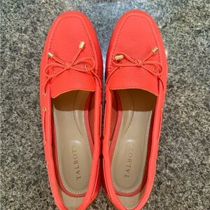 Talbots Vibrant Coral Loafers